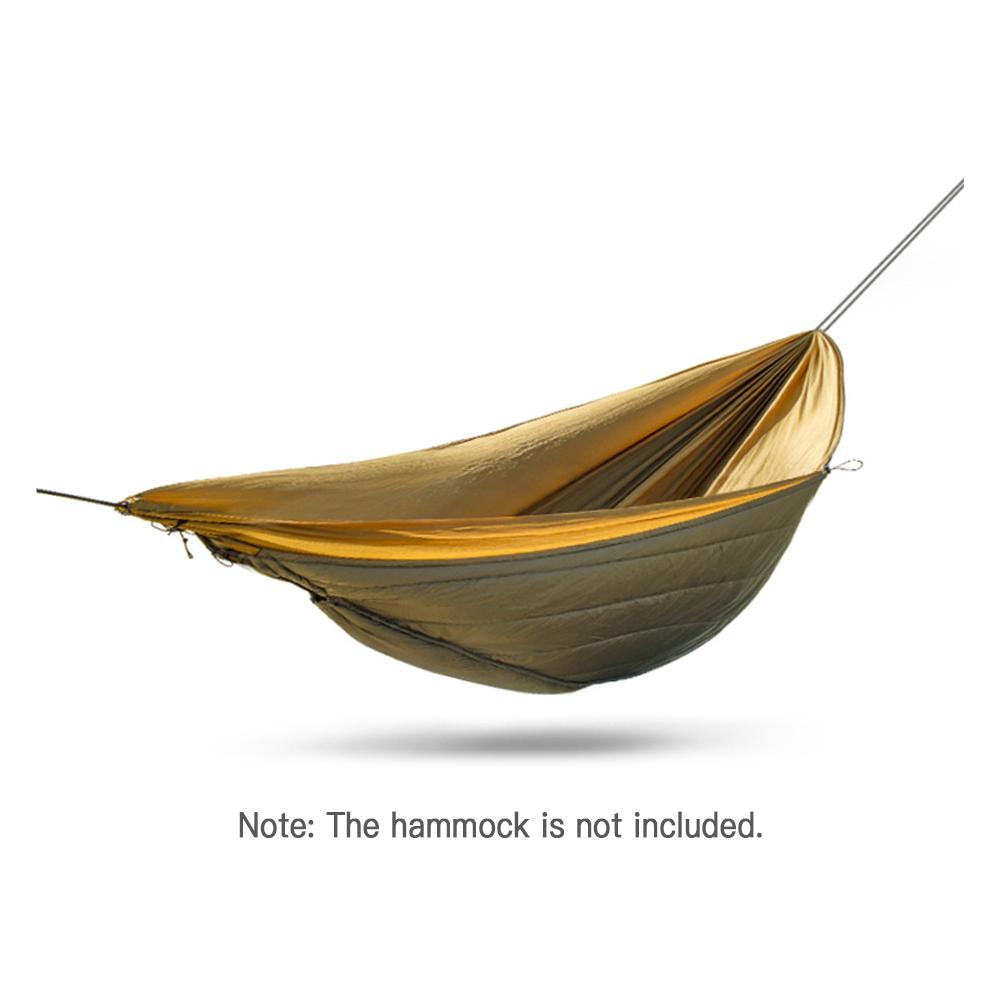 Multifunctional Hammock Underquilt Winter Warm Hammock Under Blanket Poncho for Camping Hiking Traveling