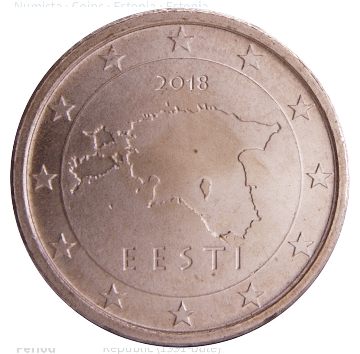 Xu của quốc gia Châu Âu 1 cent Estonia
