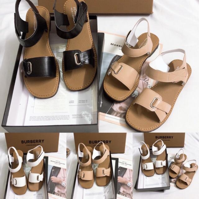 Sandal quai dán đế gấu lót da mềm siêu êm