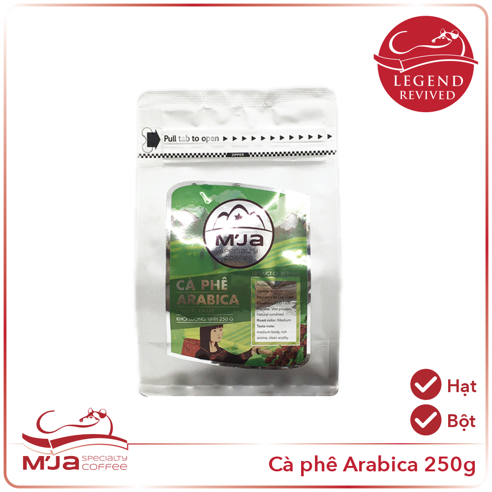 Cà phê đặc sản M'ja Arabica 250g