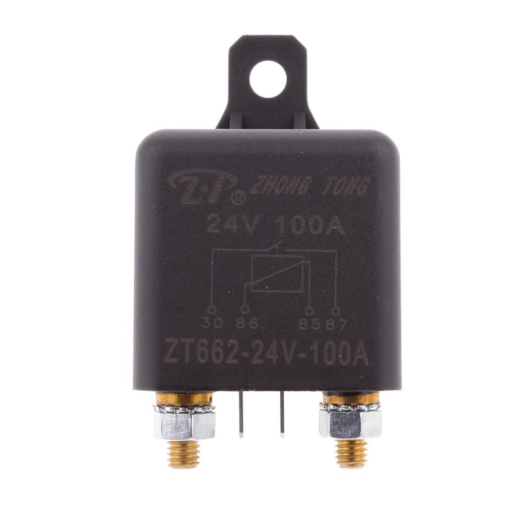 3-4pack 24V 100Amp Split Charge Relay Switch 4 Terminal Relays for Truck Boat