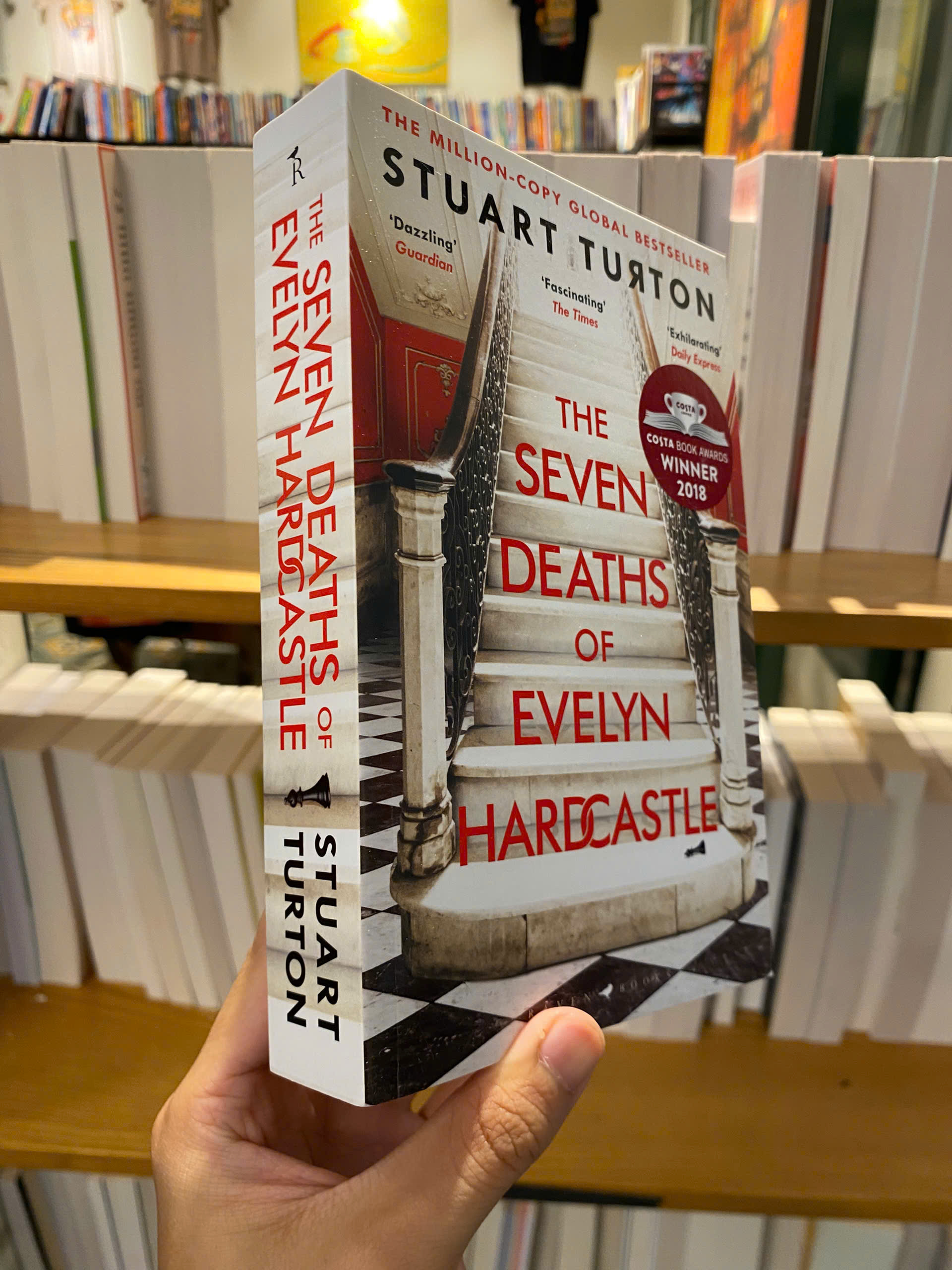 Sách - The Seven Deaths of Evelyn Hardcastle - Stuart Turton | Mystery Fiction / Thriller/ Ngoại văn