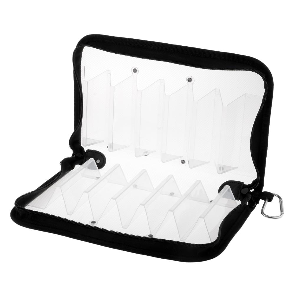 Squid Jig Lure Zipped Bag Case Pouch Both Side Storage Tackle Bag