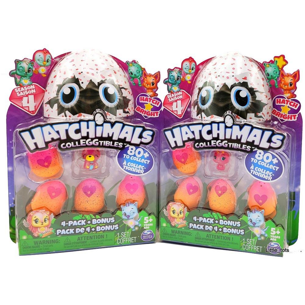 Đồ chơi trứng Hatchi CollEGGtibles Season 4 - Vỉ 4 quả mini và 1 nhân vật