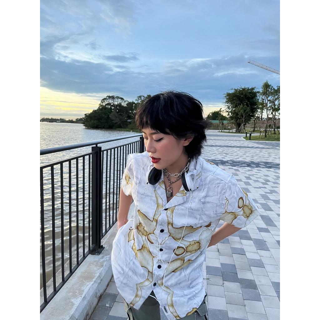 Áo Sơ Mi Unisex Họa Tiết Loang TeeHolic - THS