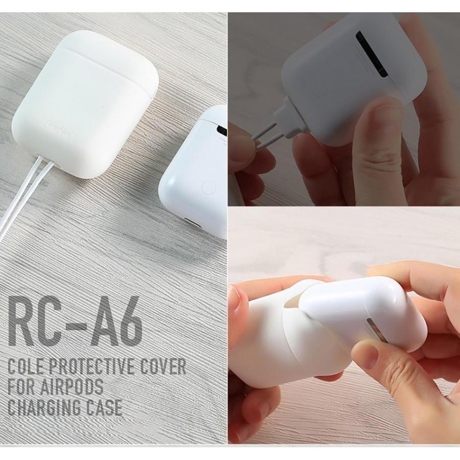 Bao case silicon chống sốc kiêm dây sạc cho tai nghe Apple Airpods / Earpods - Hàng chính hãng