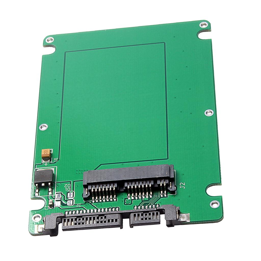 1.8" Micro SATA SSD HDD to 2.5" SATA Adapter Converter Card 100*70*10mm