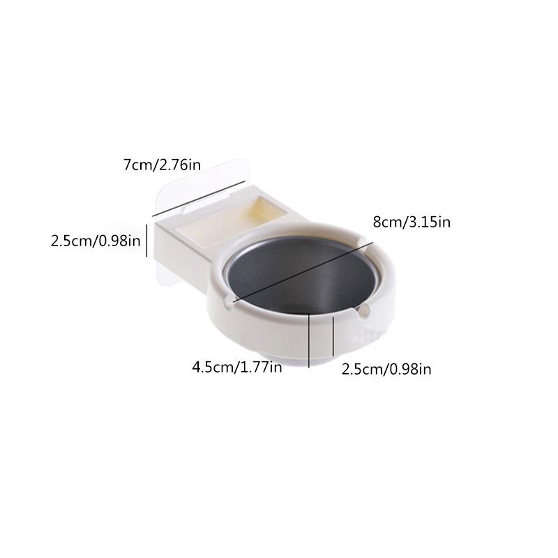 Multifunctional Wall Mounted Stainless Steel Bathroom Storage Rack Ashtray Bathroom Accessories