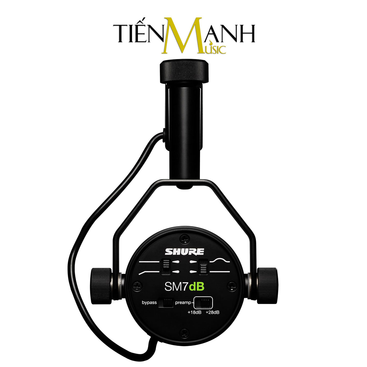 Micro Thu Âm Vocal Shure SM7dB Tích Hợp Preamp - Mic Podcast Dynamic Microphone Hàng Chính Hãng