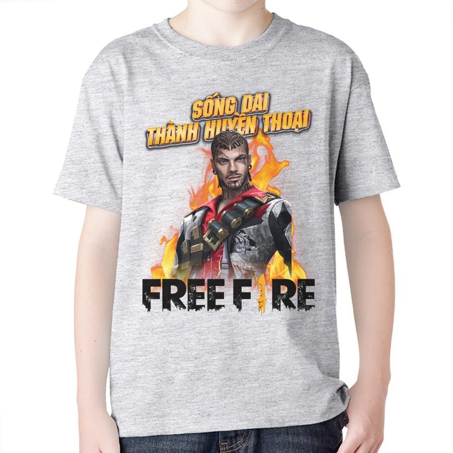 Áo thun Game Free Fire - Form rộng BIGSIZE AZ F2018