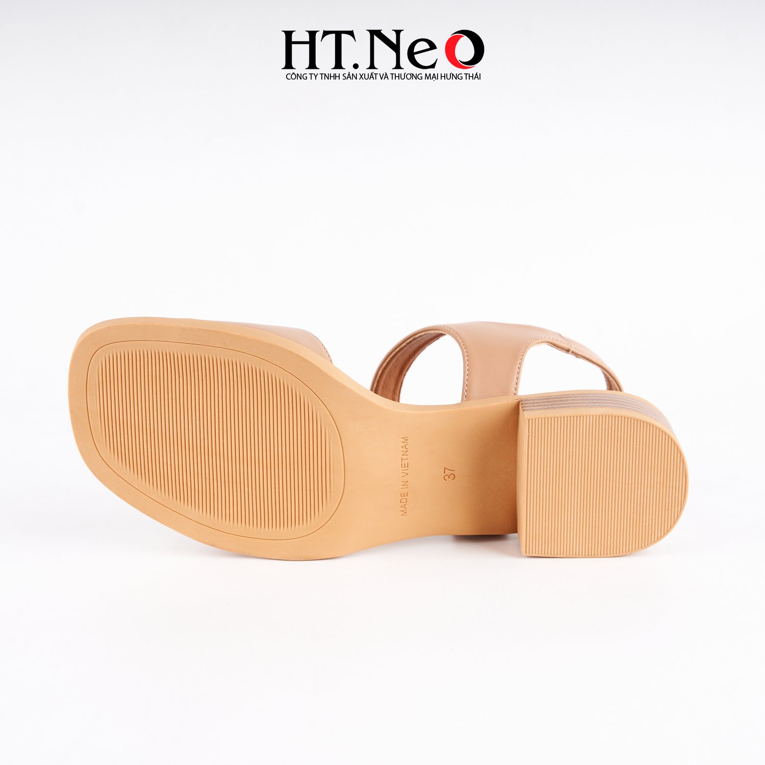 SANDAL nữ 3p quai hậu dán thiết kế đơn giản, chất liệu da gót trụ SDN176