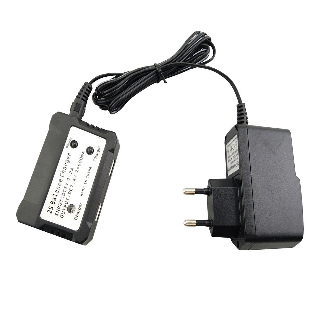 Phích Cắm EU-RC Máy Bay Module 2 trong 1 Pin Lipo Cân Bằng Adapter Sạc