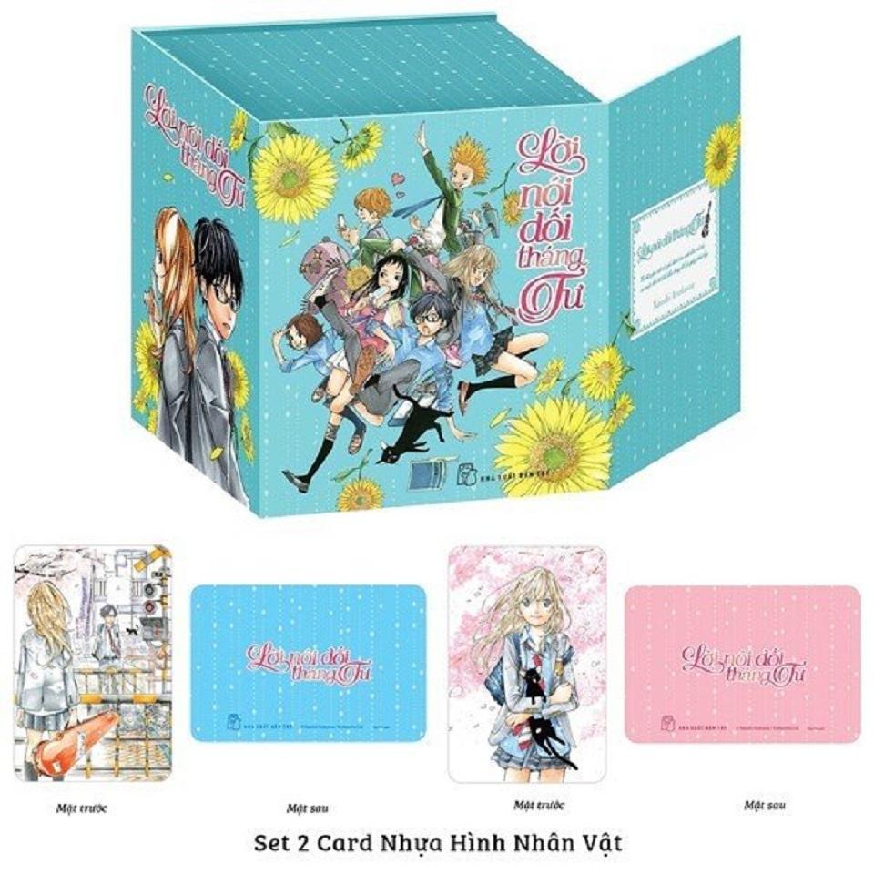 Boxset Lời Nói Dối Tháng Tư - Tặng Kèm 2 Card Nhựa Hình Nhân Vật