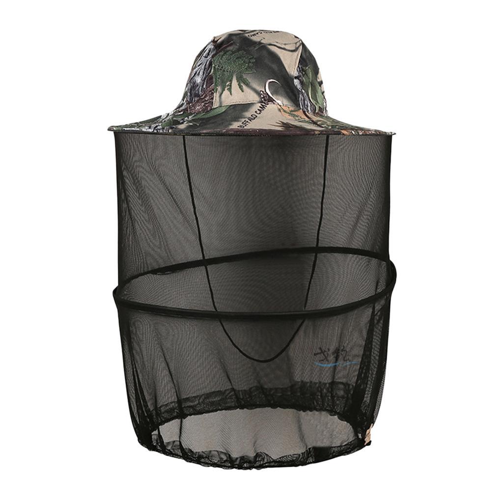 Mosquito Fly Net Head Protector Insect Bug Neck Face Protect Net Fishing Hat