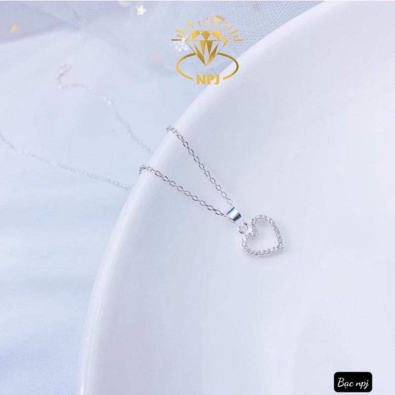 Dây chuyền kèm mặt ️ XINH XẮN ️ , Các mẫu vòng cổ nữ Bạc Ta , giá tận xưởng- Bạc Npj
