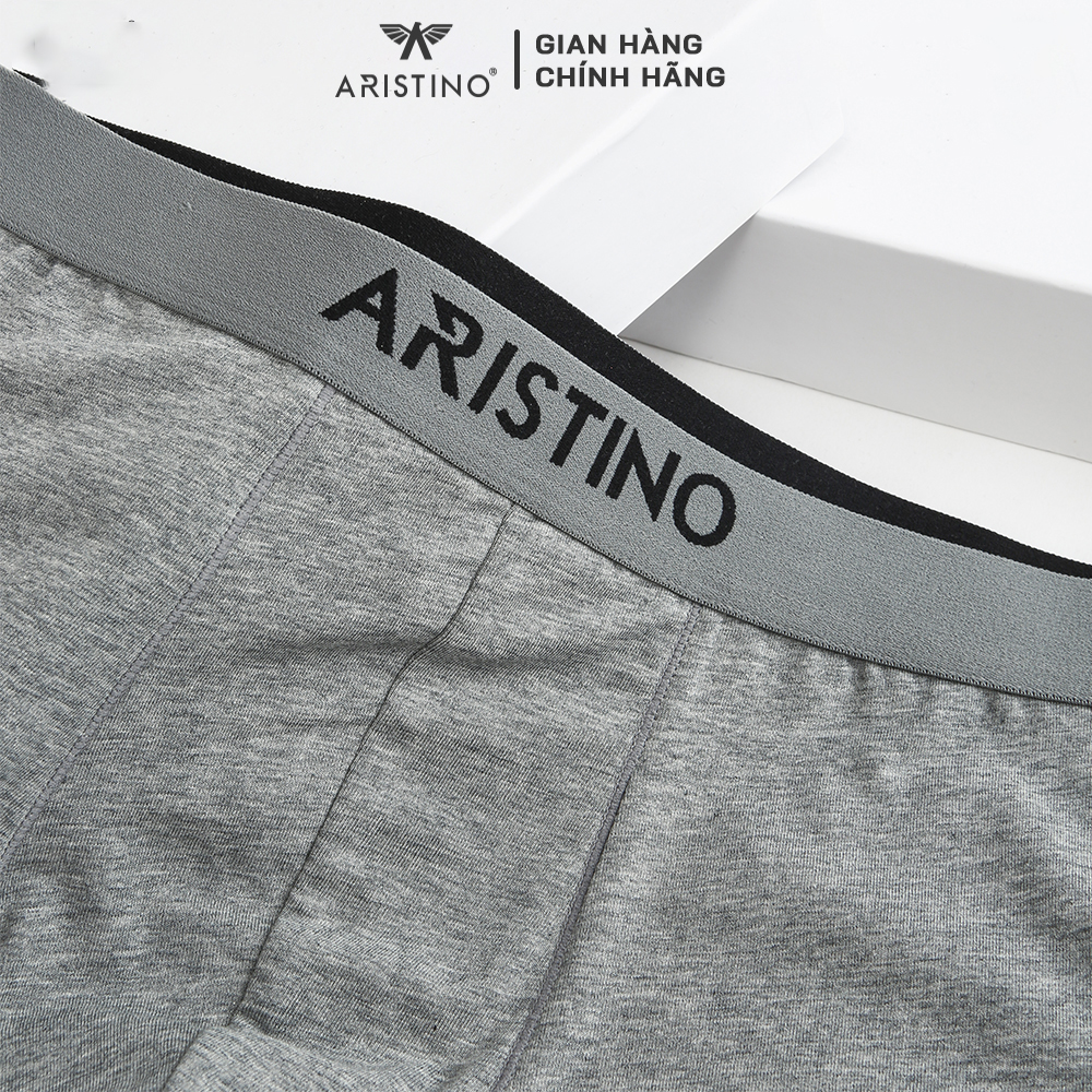 Quần lót nam ARISTINO dáng boxer, quần sịp đùi nam chất liệu cotton thoáng khí, co giãn 4 chiều thoải mái - ABX03707