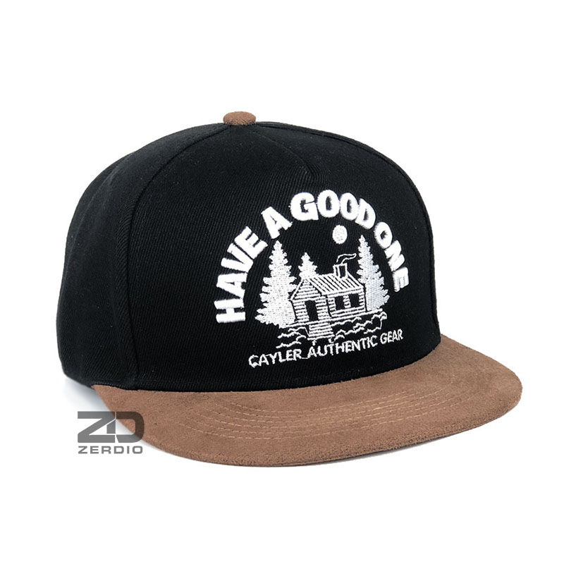 Mũ lưỡi trai hiphop nam, Nón Snapback SN37 màu đen chất liệu cao cấp