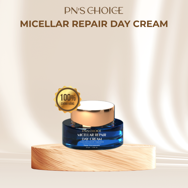 Kem dưỡng da ban ngày Micellar Repair Day Cream Concentrated Saponin 30g