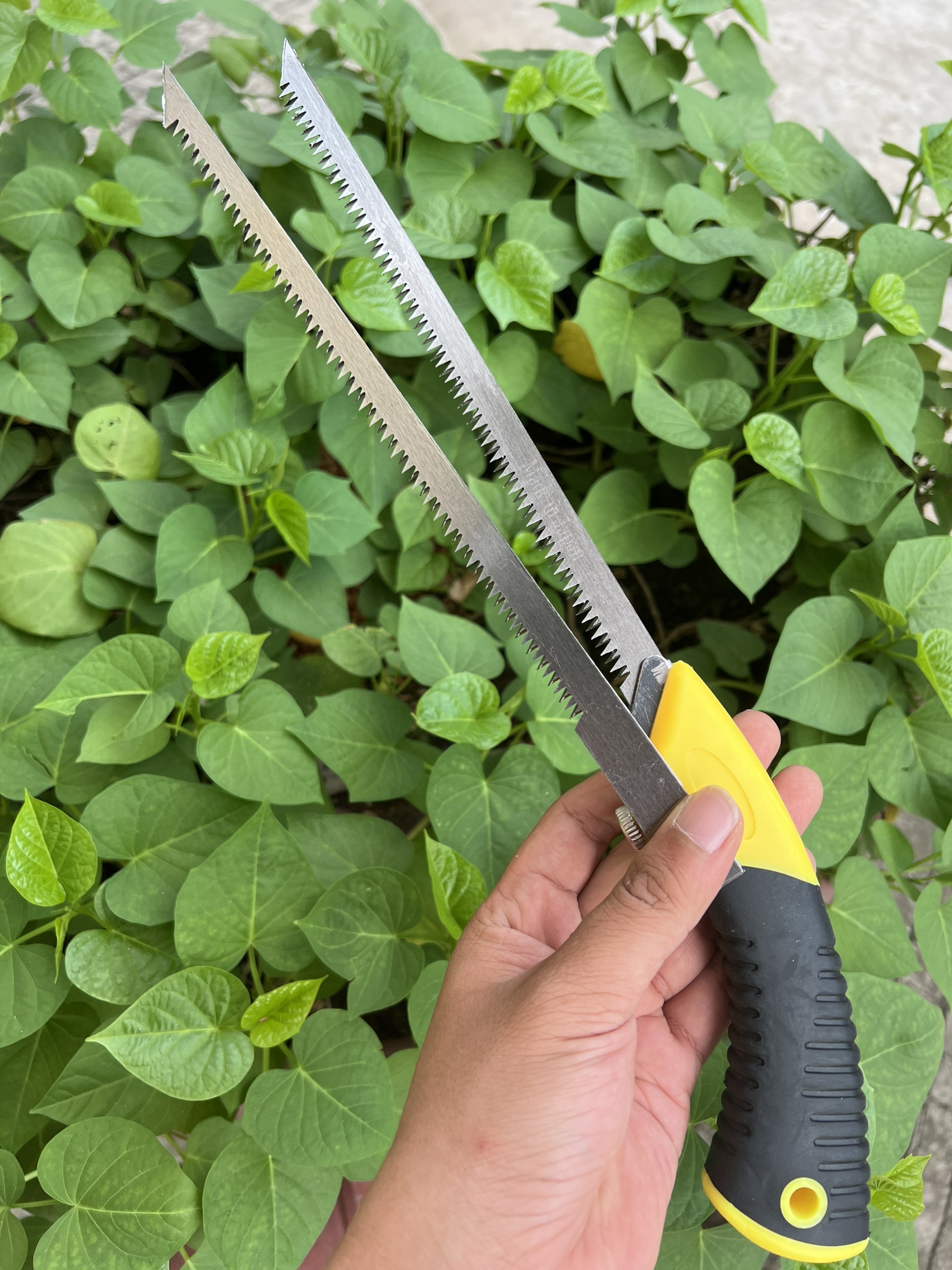 Cưa Cầm Tay Mini Cán Nhựa TPR Cao Cấp , Chuyên Cưa Cây Bonsai, Cành Cây