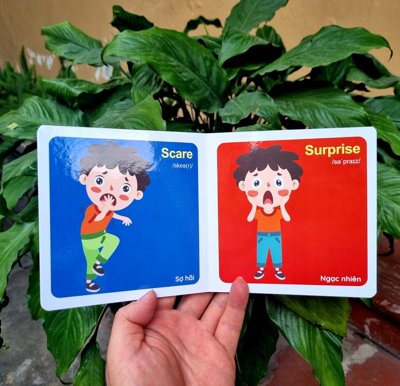 Bộ sách Thư viện hình ảnh đầu tiên cho bé về hành động cảm xúc - My first picture book - Bộ 8 cuốn 8 chủ đề song ngữ - Có file nghe