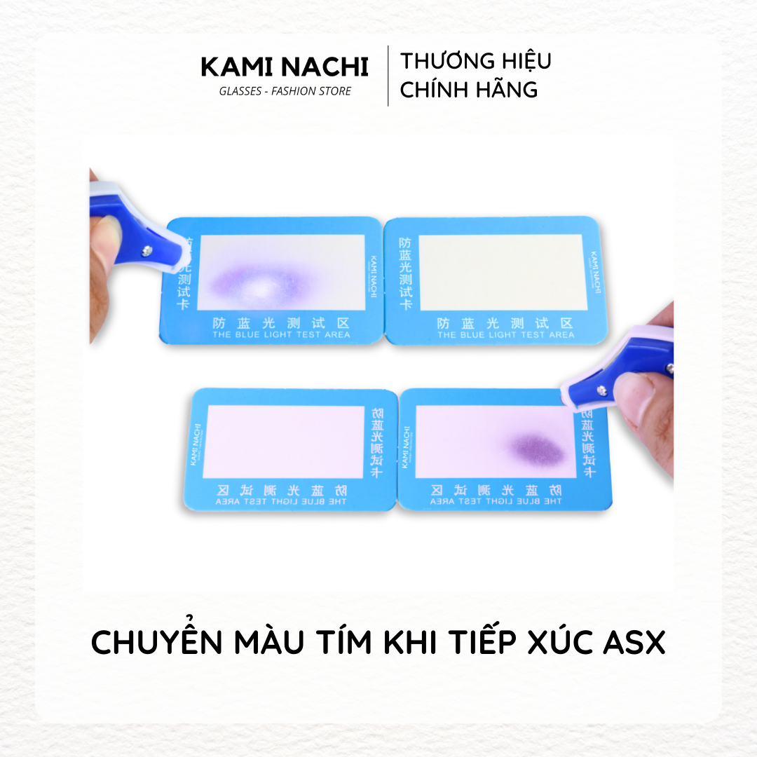 Bộ thẻ đổi màu và đèn kiểm tra ánh sáng xanh KAMI NACHI