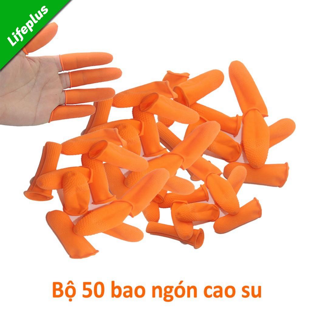 Túi 100 Bao ngón tay bằng cao su giúp bảo vệ ngón