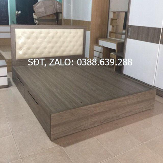Giường gỗ công nghiệp mdf