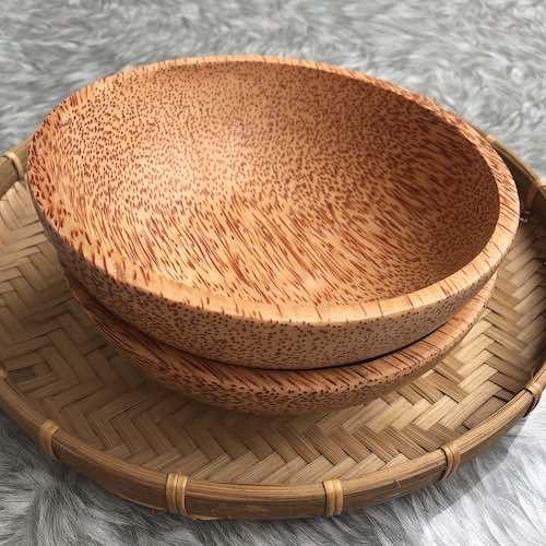 Tô gỗ dừa- Bát gỗ dừa- Coconut Wooden Bowl- Tô gỗ đựng đồ ăn cao cấp!!