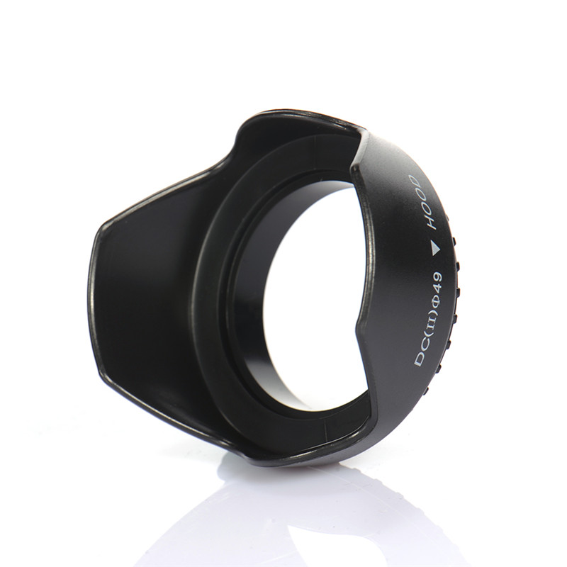 Lens hood Loa che nắng hoa sen vặn ren ống kính máy ảnh Phi 49mm