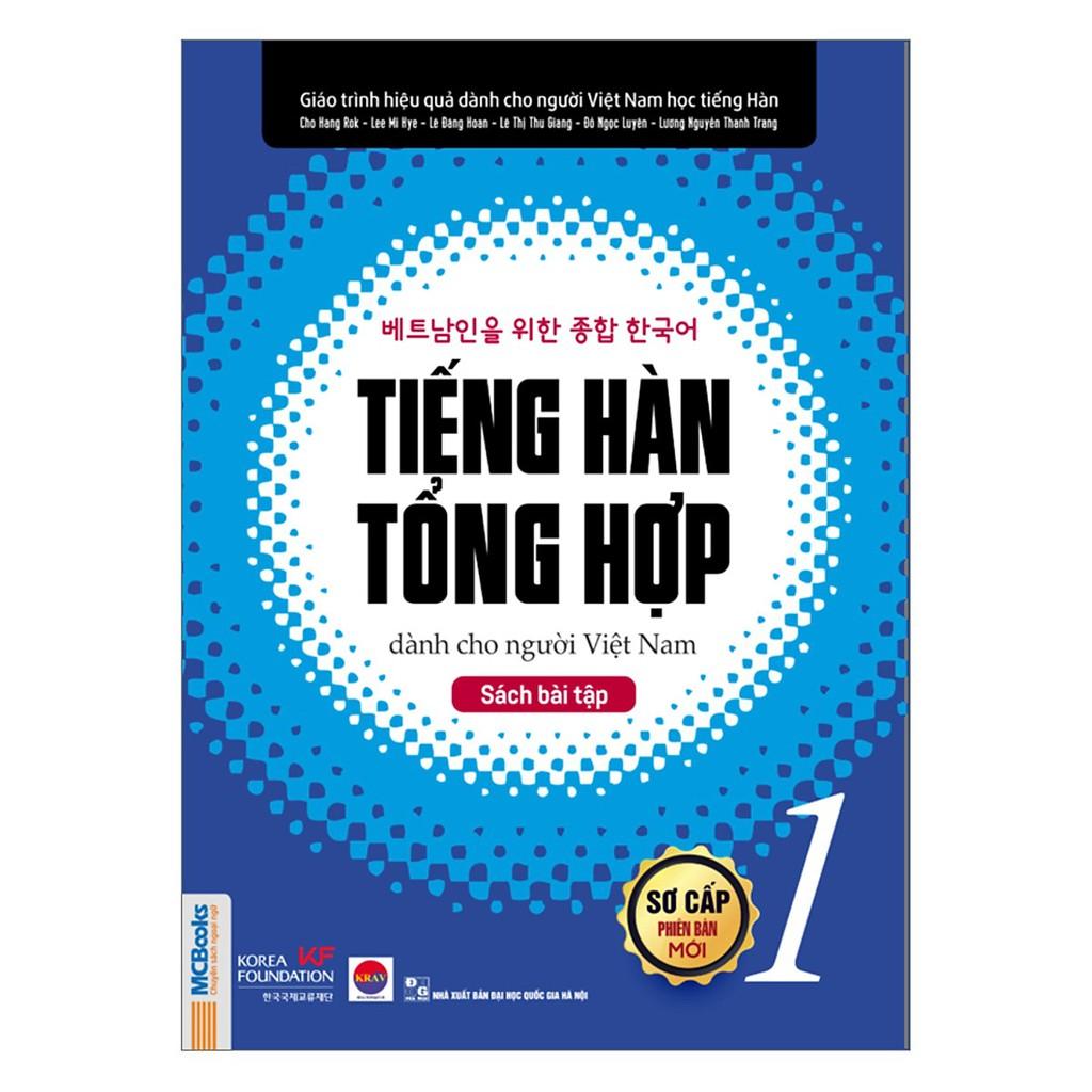 Sách - Combo Tiếng Hàn Tổng Hợp Dành Cho Người Việt Nam Sơ Cấp 1 (SGK + BT , Lẻ Tùy Chọn)