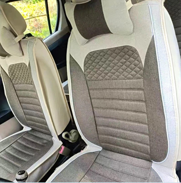 Bọc Ghế Ô Tô Vải Lanh Thoáng Mát Bốn Mùa BG14