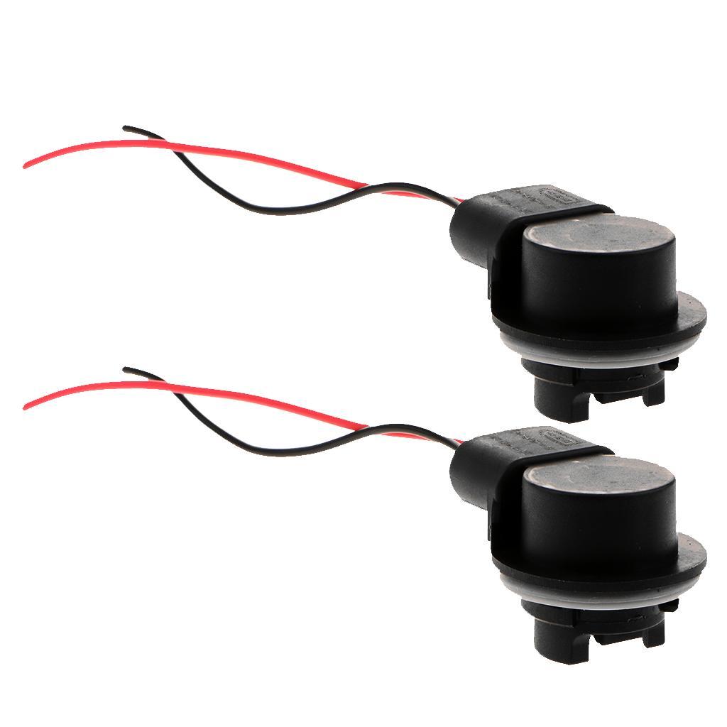 2 Pieces 3156B Bulb Socket Car  Light Harness Wire Plug Adapter