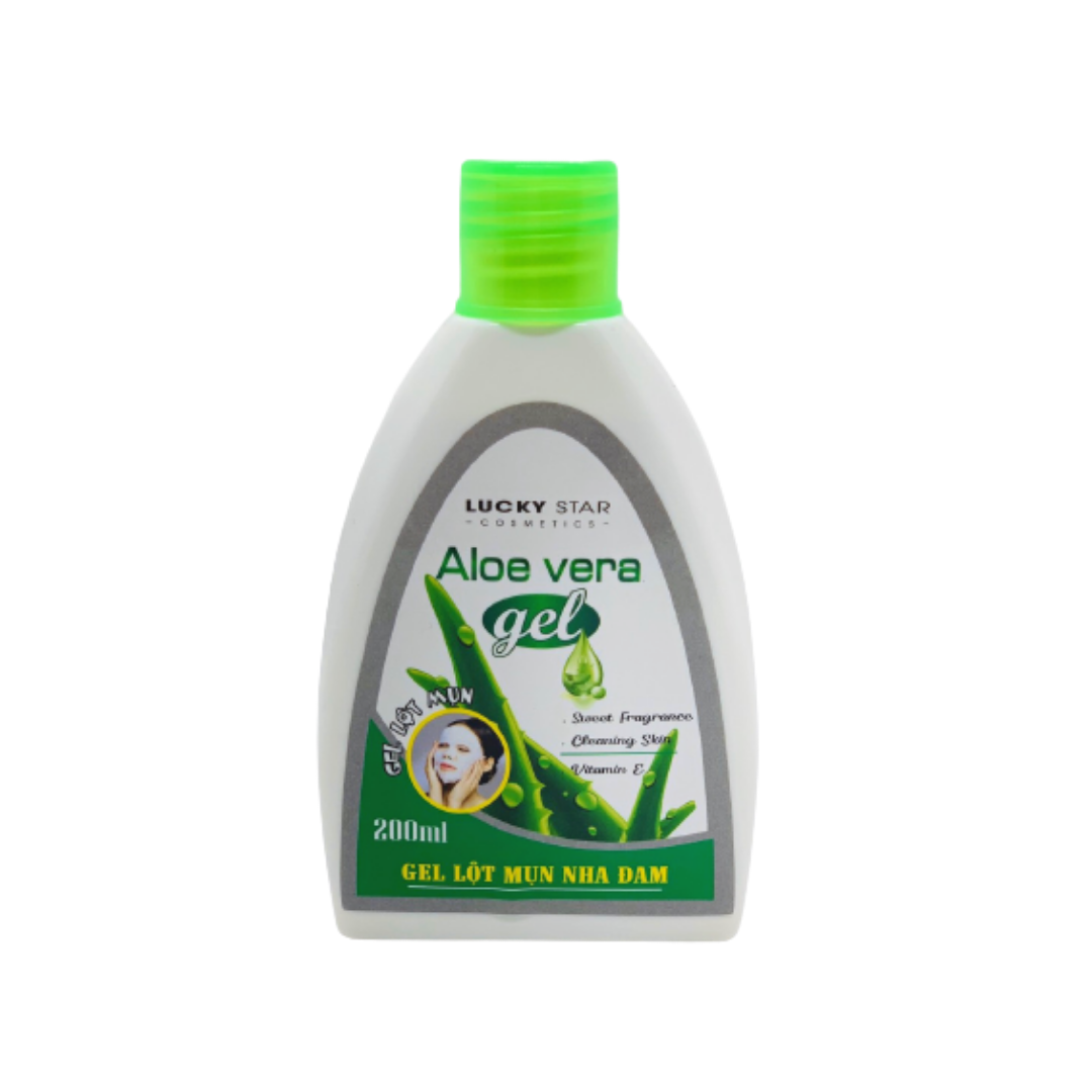 Gel Lột Mụn Nha đam Aloe Vera Juory Lucky Star - Chai 200ml