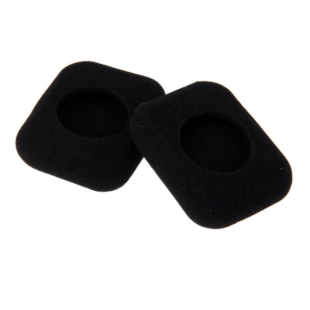 2Pairs Replacement Ear Pads Earpads Cushion For Headphones Black