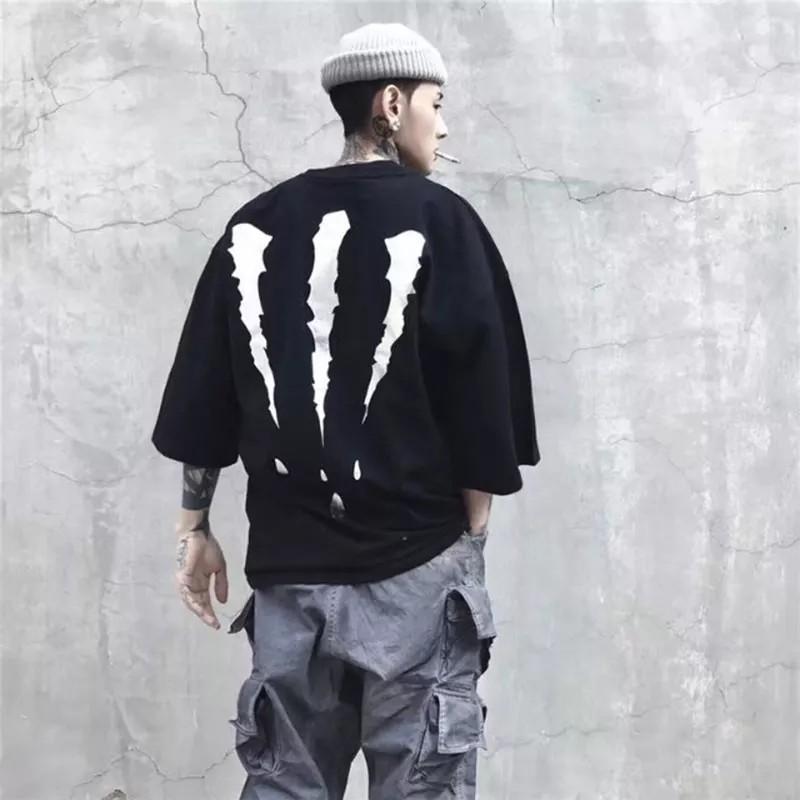 áo thun tay lỡ nam nữ form rộng Stee Móng Vuốt Khủng Long nhiều màu nhủ Ngầu Store aothununisex aophongnam