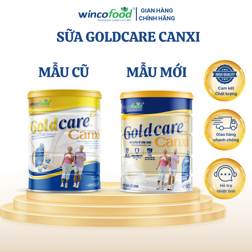 Sữa bột Wincofood Goldcare Canxi lon 800g