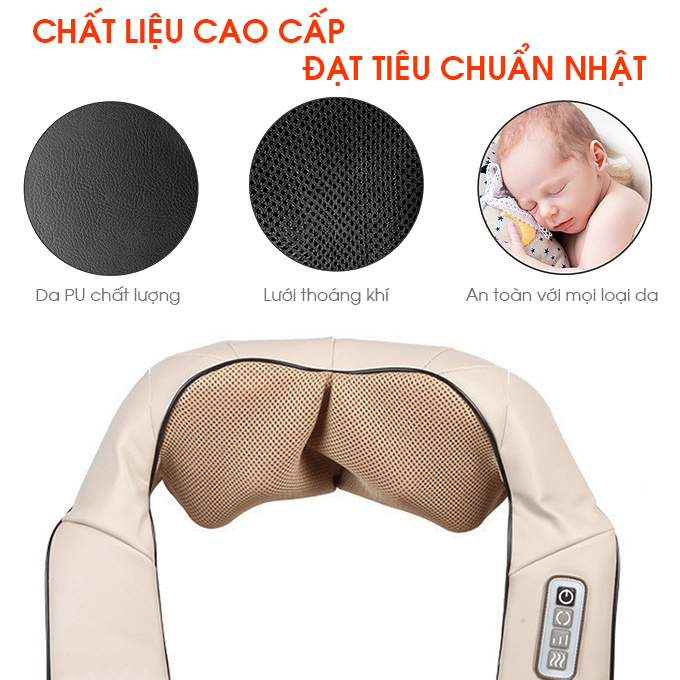 Máy massage vai lưng cổ Shiatsu FUKI FK-N89