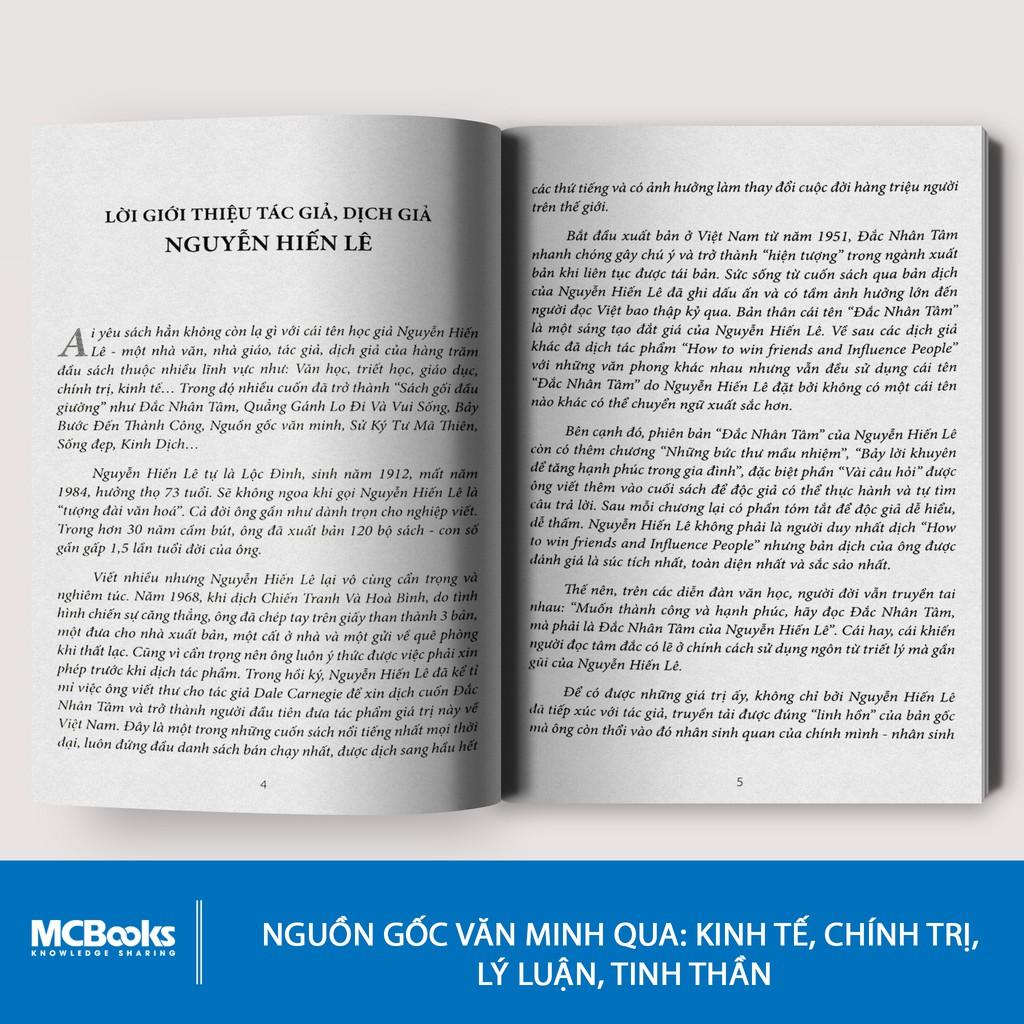 Sách - Nguồn Gốc Văn Minh  - KNBooks