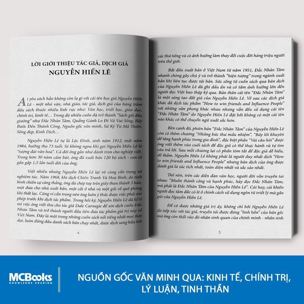 Sách - Nguồn Gốc Văn Minh  - KNBooks