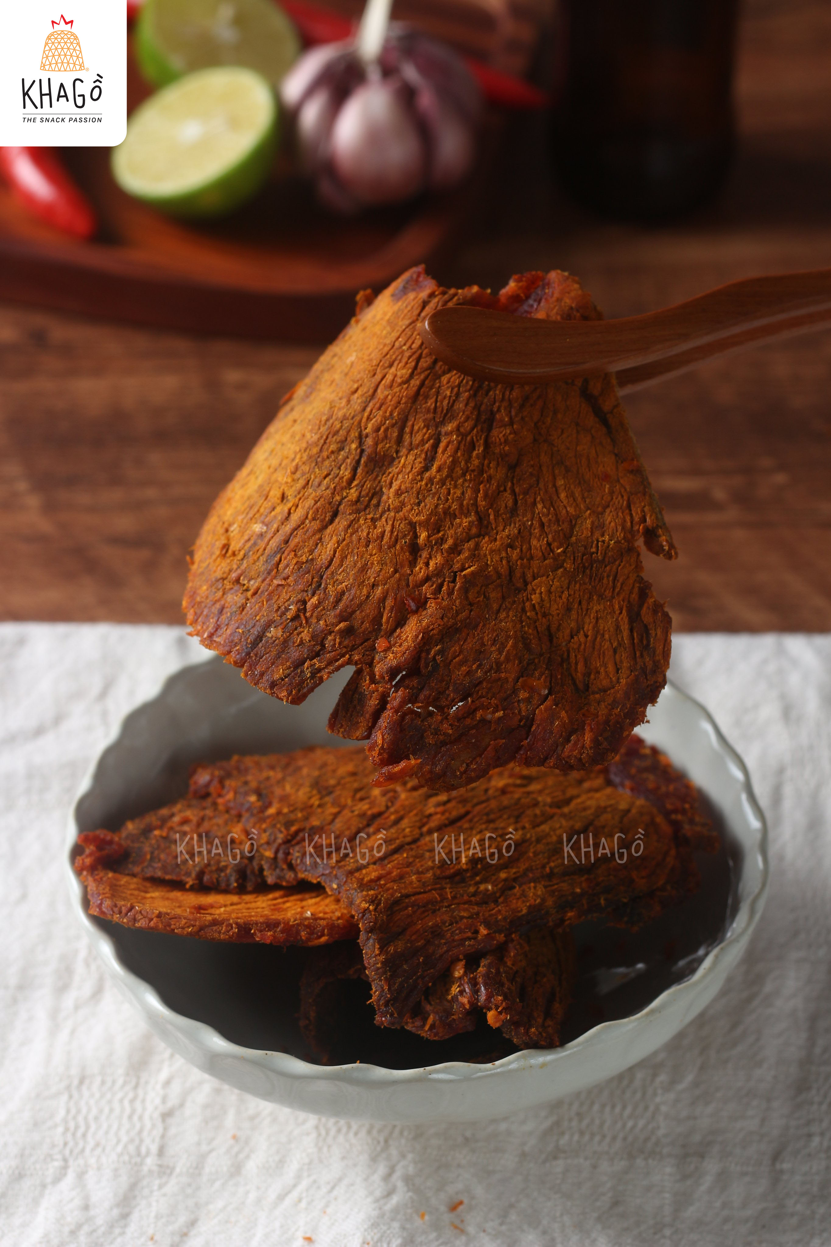 KHÔ BÒ MIẾNG MỀM 250gr | KHA GỒ | Ăn Vặt Văn Phòng, Du Lịch, Tết, Sài Gòn Ngon, Đặc Sản