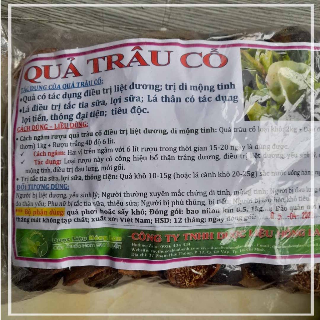 Quả trâu cổ khô 1kg