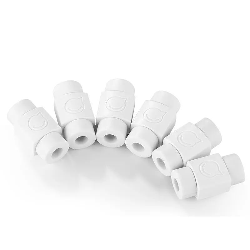 Ugreen 40705 Màu Trắng Đầu bọc bảo vệ cho cáp sạc điện thoại + máy tính bản LP127 - Hàng chính hãng
