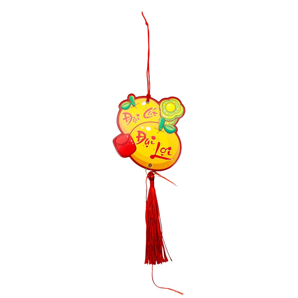 Vỉ 6 Dây Treo Trang Trí Tết 24 cm - H15-1 - Mẫu 1