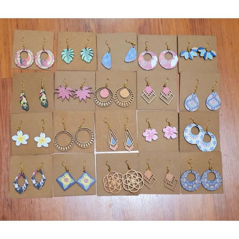 Hoa tai handmade phong cách boho, vintage