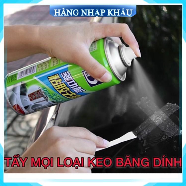 Chai Xịt Tẩy Keo 450ml, tẩy vết băng dính, nhựa đường bám trên ô tô, tẩy đồ nội thất. .