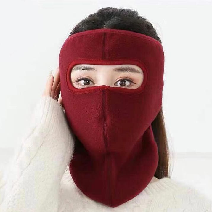 Khẩu trang ninja nỉ che kín mặt kín tai chống nắng chống gió lạnh mùa đông giữ ấm nam nữ
