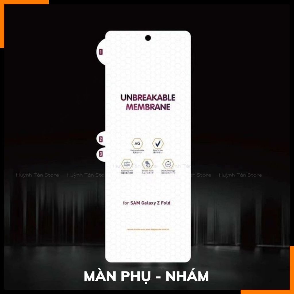 Dán màn hình z fold 5 dẻo TPU trong suốt hoặc nhám 3 lớp dễ dán bảo vệ màn hình phụ kiện điện thoại huỳnh tân store