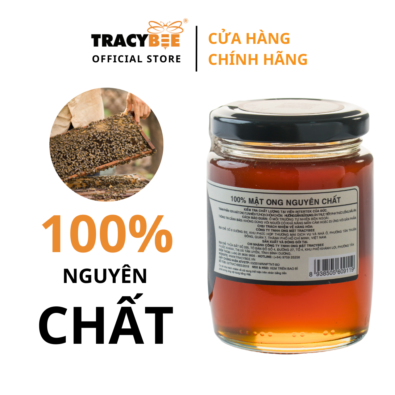 Mật ong hoa chôm chôm 189ml