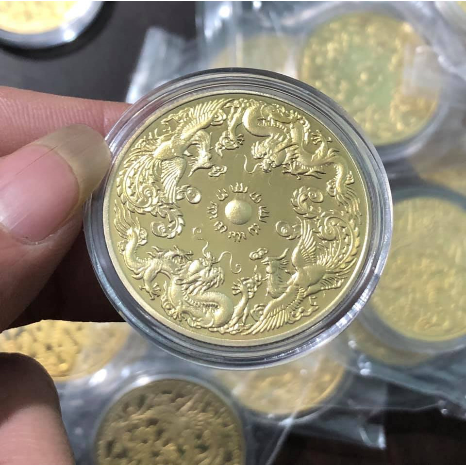 Xu Long Phụng sum vầy mang lại may mắn, tài lộc, có hộp bảo quản đi kèm