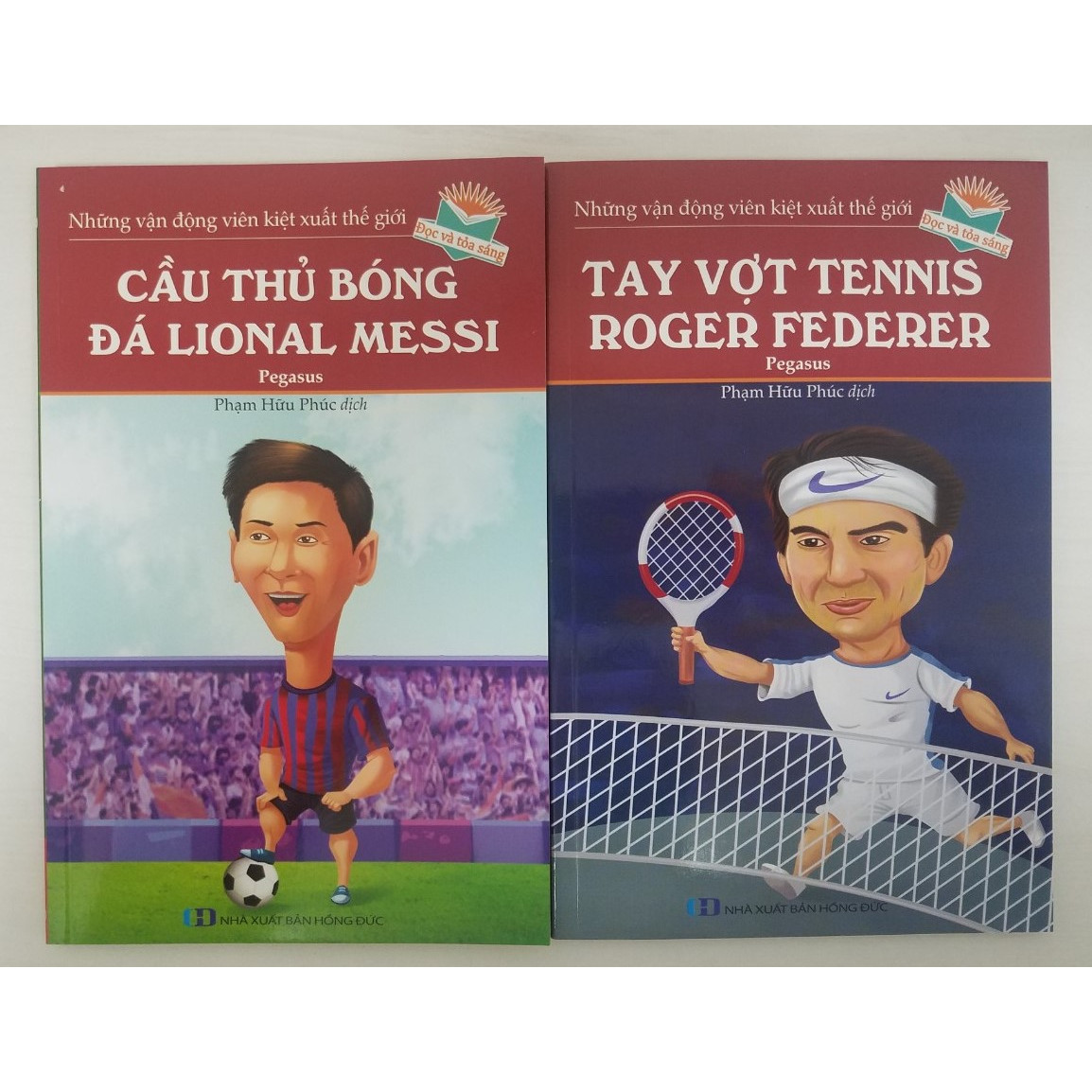 Combo Những Vận Động Viên Kiệt Xuất Thế Giới: Cầu Thủ Bóng Đá Lional Messi + Tay Vợt Tennis Roger Federer